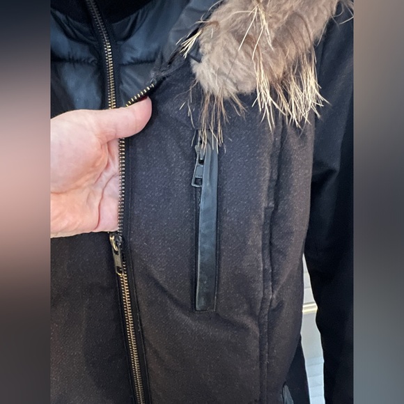 SOIA & KYO Fox Fur Hooded Two-Layer Down Parka - Picture 7 of 16